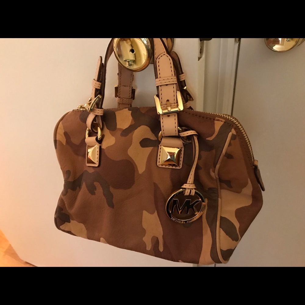 Michael Kors Grayson Camouflage Handbag